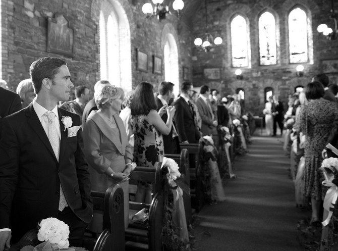 walking up the aisle